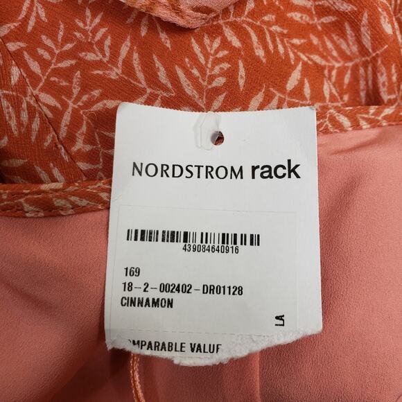 Joie Womens L Hacinthia Lined Asymmetrical Mix Sleeve Silk Dress New - Picture 15 of 15